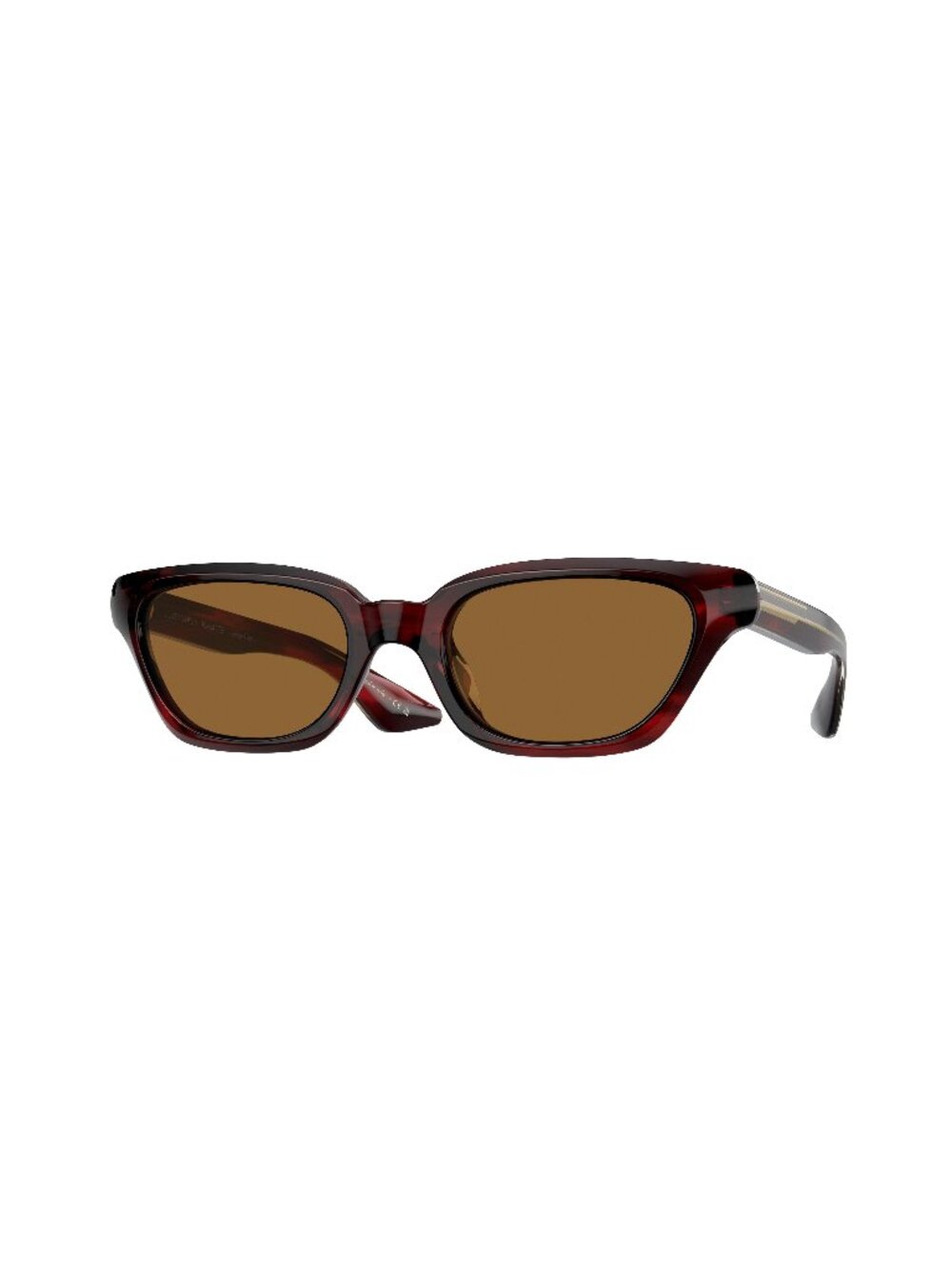 New Oliver Peoples Women's Sunglasses Multicolor Aviator Brown Lens Acetate 52